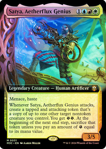 Satya, Aetherflux Genius (m3c) (31) / Extended Art Foil