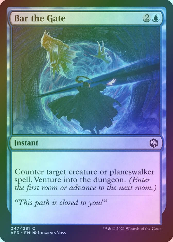 Bar the Gate (AFR) (47) / Foil