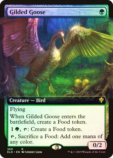 Gilded Goose (ELD) (369) / Extended Art / Foil