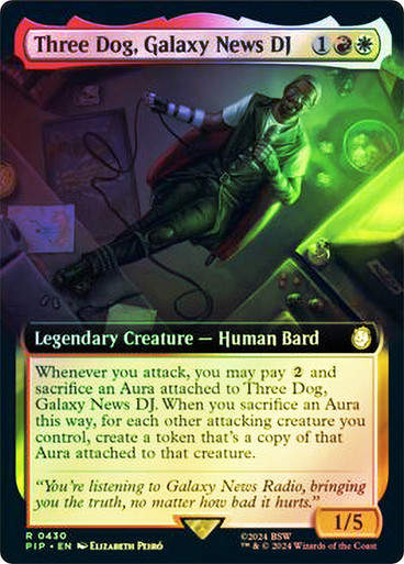 Three Dog, Galaxy News DJ (pip) (430) / Extended Art Foil