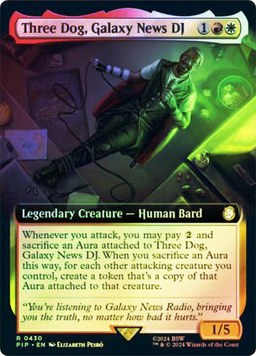Three Dog, Galaxy News DJ (pip) (430) / Extended Art Foil
