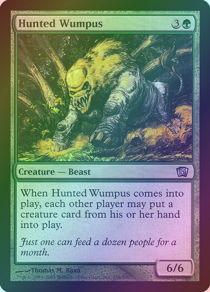 Hunted Wumpus (8ED) (258★) / Foil