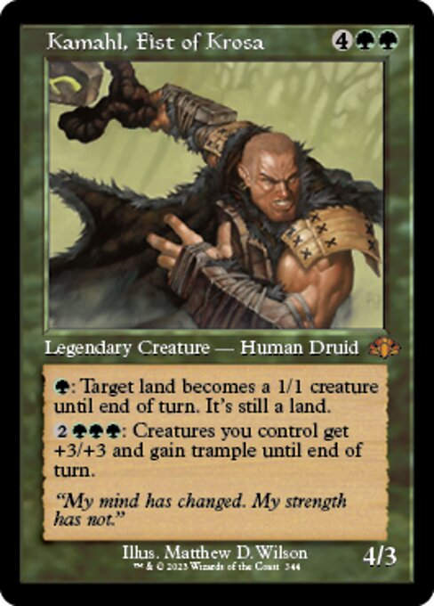 Kamahl, Fist of Krosa (DMR) / Showcase