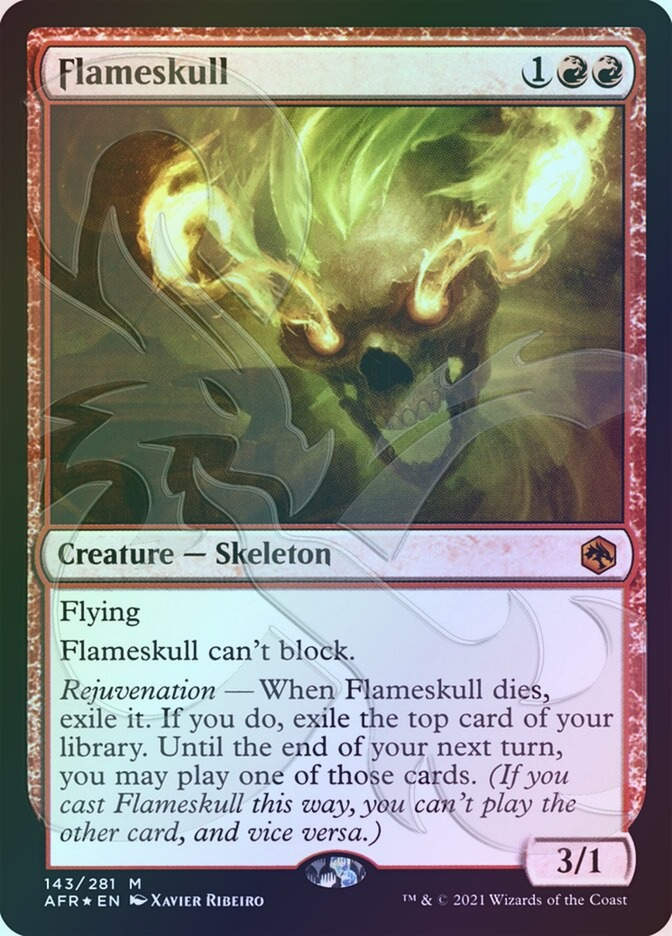 Flameskull (PAFR) (143a) / Embossed Foil