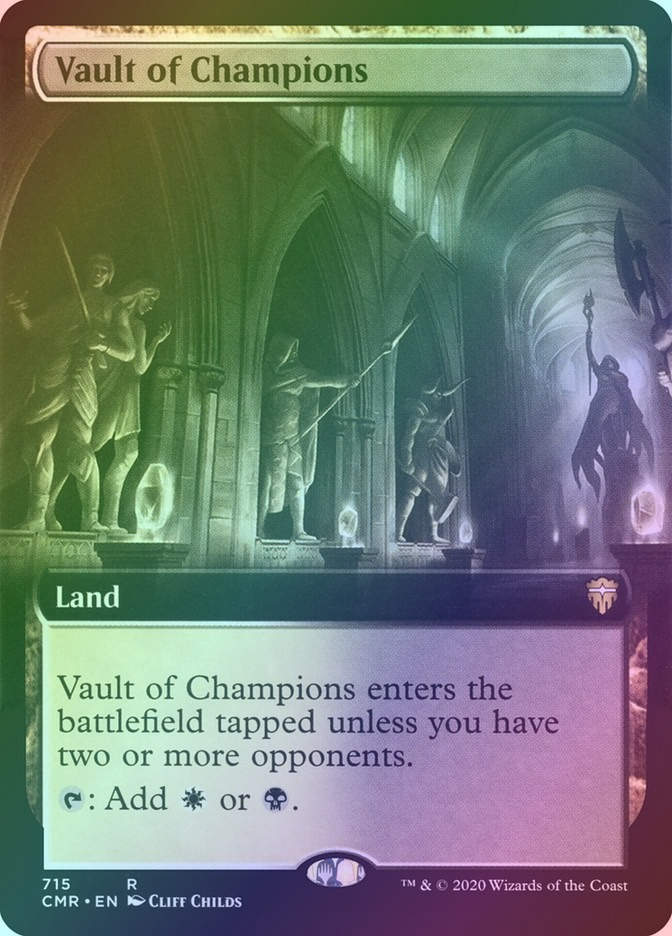 Vault of Champions (CMR) (715) / Extended Art / Foil