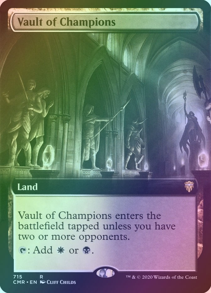 Vault of Champions (CMR) (715) / Extended Art / Foil