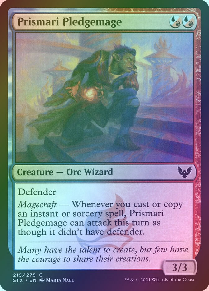 Prismari Pledgemage (STX) (215) / Foil