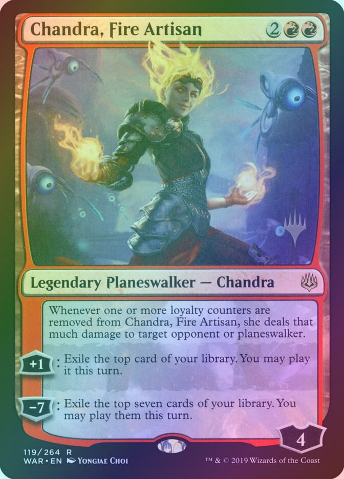 Chandra, Fire Artisan (PWAR) (119p) / Foil
