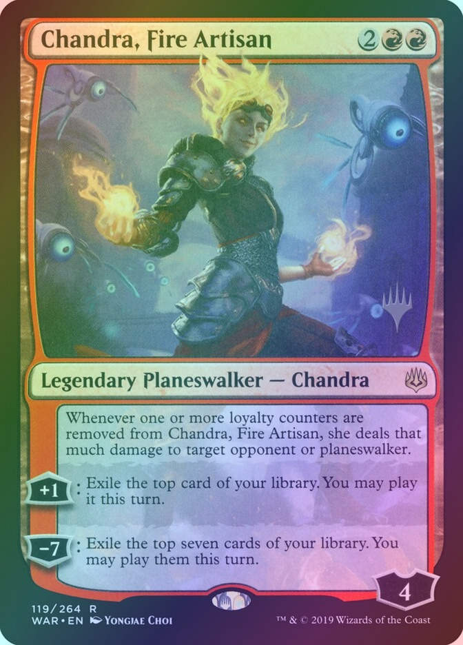 Chandra, Fire Artisan (PWAR) (119p) / Foil