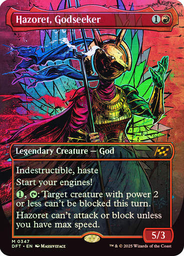 Hazoret, Godseeker (DFT) (347) / Foil / Borderless