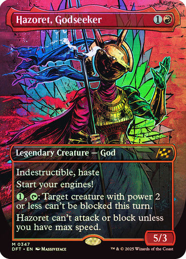 Hazoret, Godseeker (DFT) (347) / Foil / Borderless