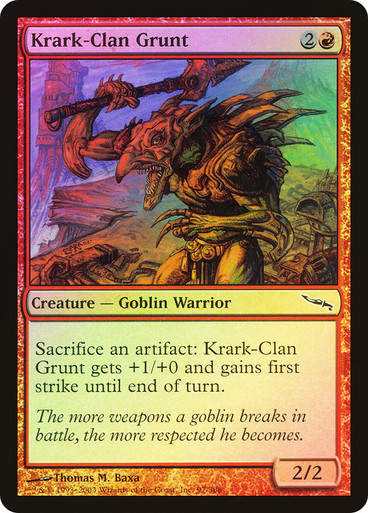 Krark-Clan Grunt (MRD) (97) / Foil