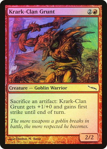 Krark-Clan Grunt (MRD) (97) / Foil
