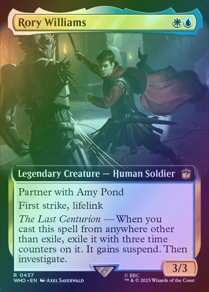 Rory Williams (WHO) (437) / Extended Art / Foil