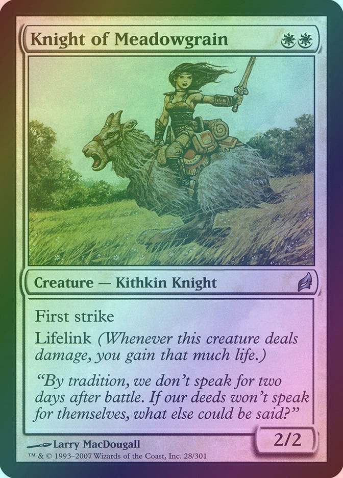 Knight of Meadowgrain (LRW) (28) / Foil