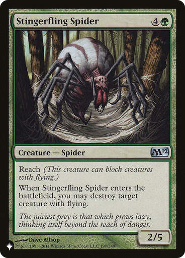 Stingerfling Spider (PLST) (M12-197)