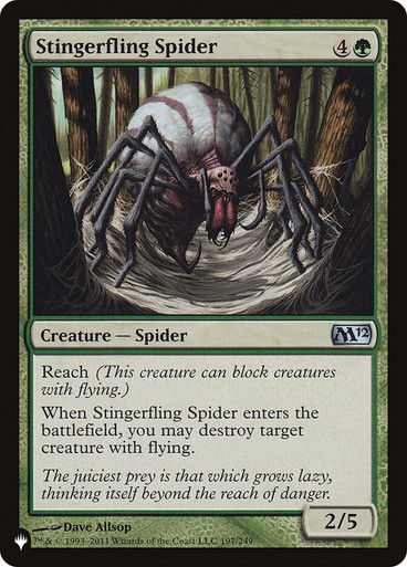Stingerfling Spider (PLST) (M12-197)