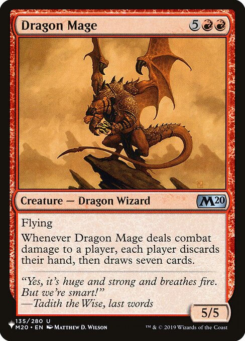 Dragon Mage (PLST) (M20-135)
