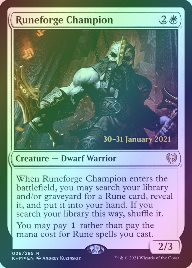 Runeforge Champion (PKHM) (26s) / Foil