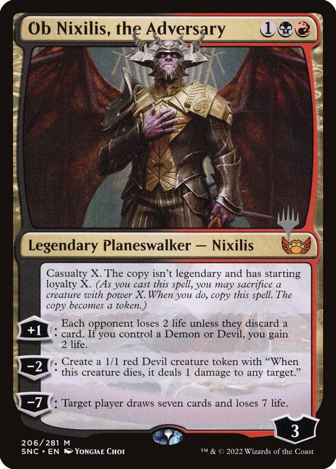 Ob Nixilis, the Adversary (PSNC) (206p)