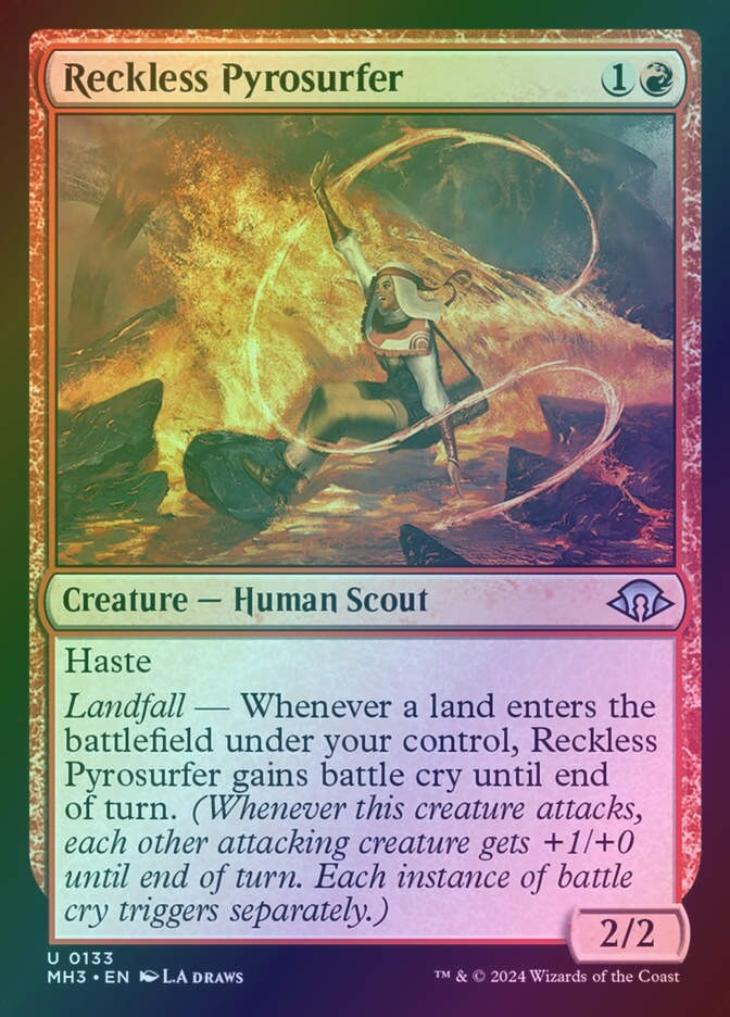 Reckless Pyrosurfer (MH3) (133) / Foil