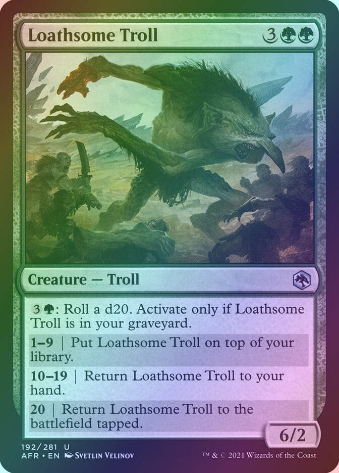 Loathsome Troll (AFR) (192) / Foil