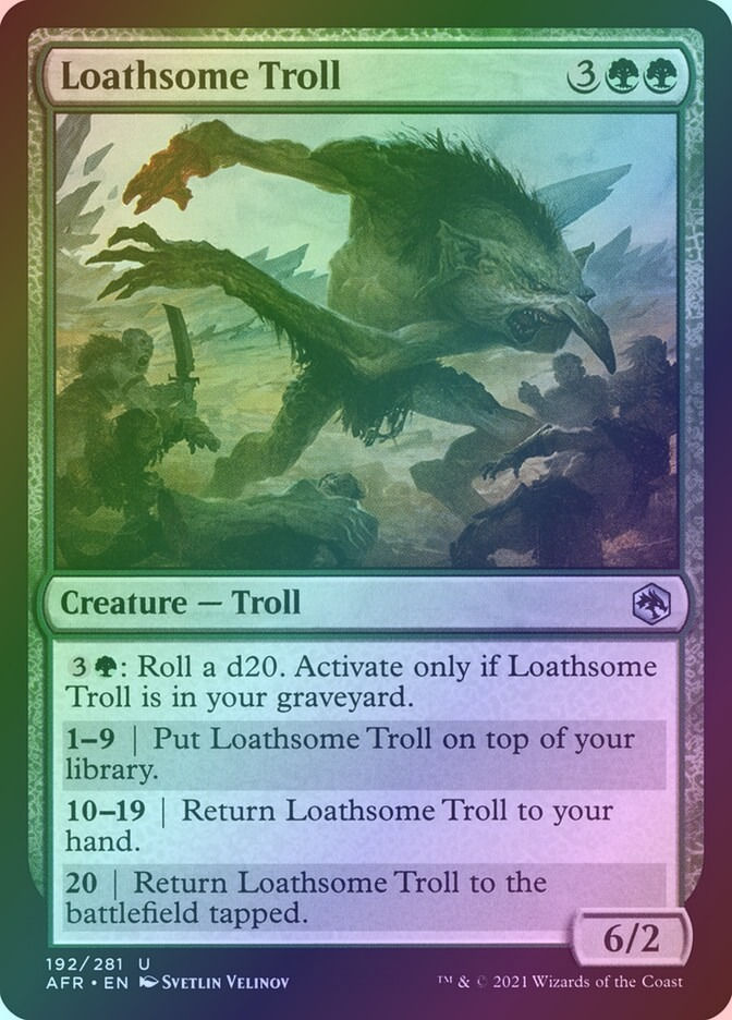 Loathsome Troll (AFR) (192) / Foil