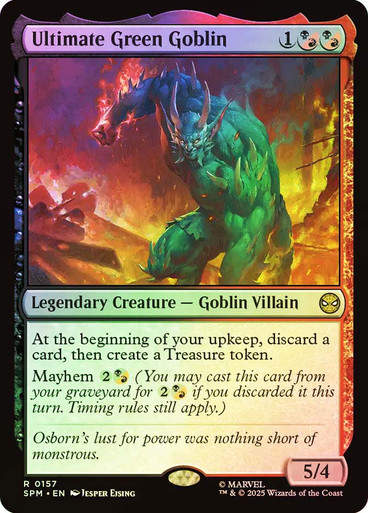 Ultimate Green Goblin (SPM) (157) / Foil
