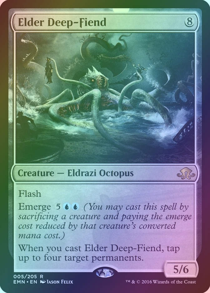 Elder Deep-Fiend (EMN) (5) / Foil