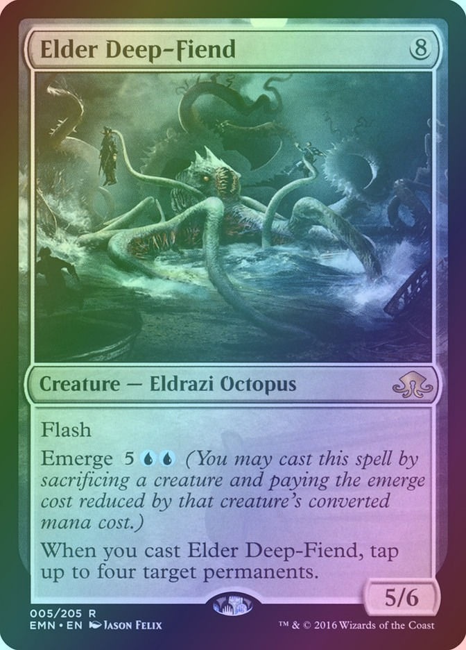 Elder Deep-Fiend (EMN) (5) / Foil