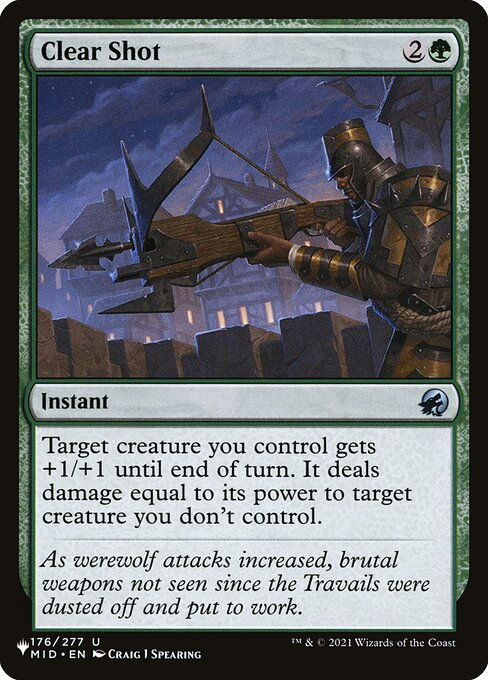 Clear Shot (PLST) (MID-176)