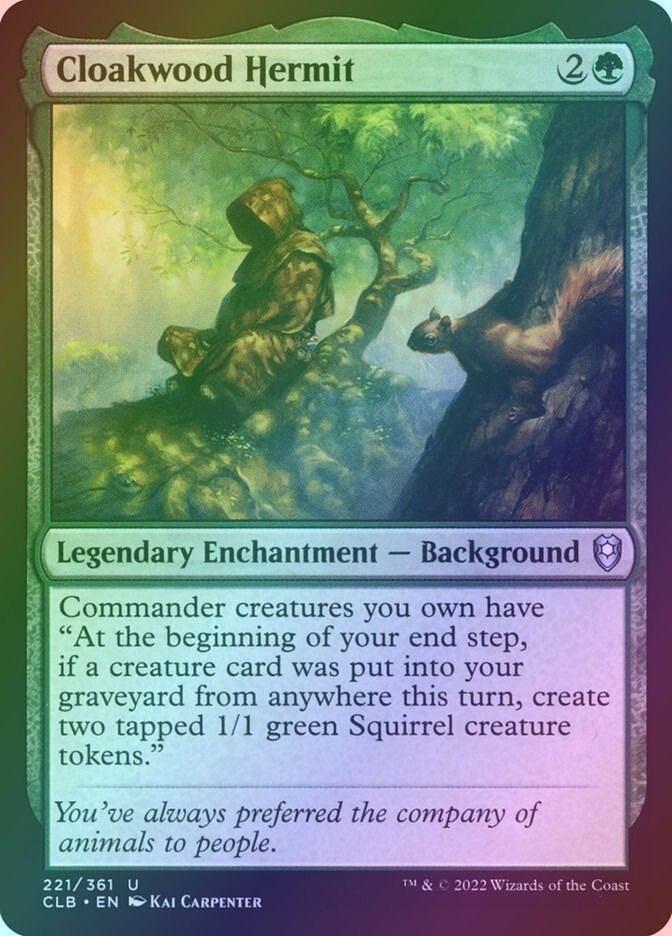 Cloakwood Hermit (CLB) (221) / Foil