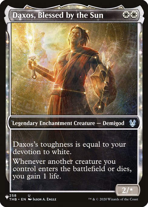 Daxos, Blessed by the Sun (PLST) (THB-258) / Showcase