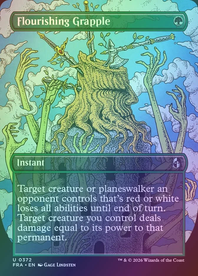 Flourishing Grapple (FRA) (372) / Borderless / Foil