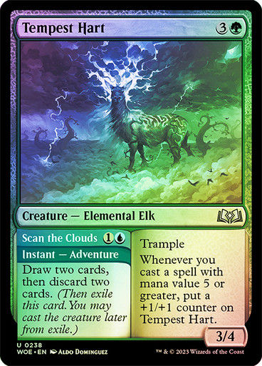 Tempest Hart // Scan the Clouds (woe) / Foil