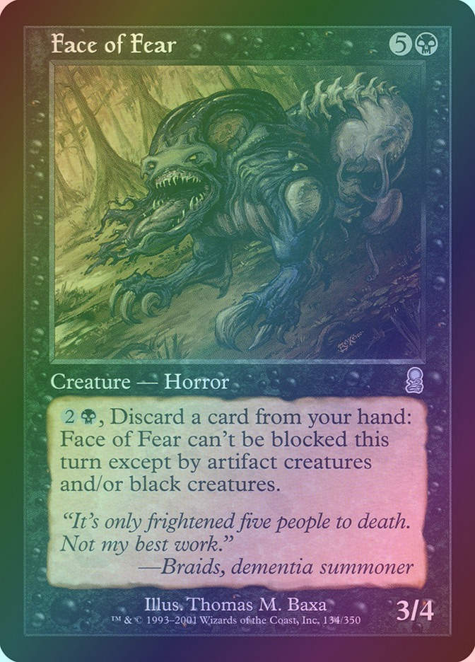 Face of Fear (ODY) (134) / Foil