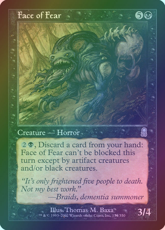 Face of Fear (ODY) (134) / Foil