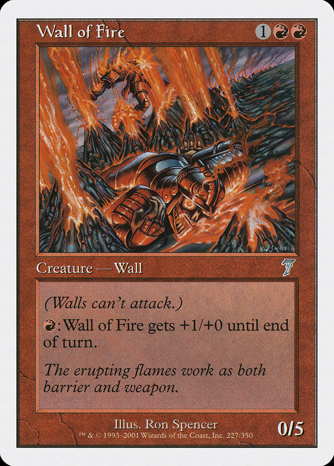 Wall of Fire (7ED) (227)
