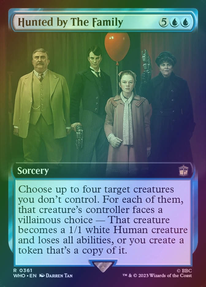 Hunted by The Family (WHO) (361) / Extended Art / Foil