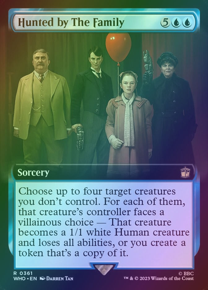 Hunted by The Family (WHO) (361) / Extended Art / Foil