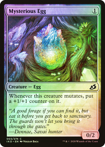 Mysterious Egg (IKO) (3) / Foil
