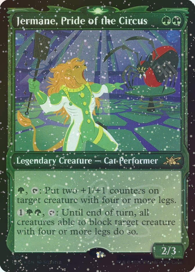Jermane, Pride of the Circus (UNF) (504) / Showcase / Galaxy Foil