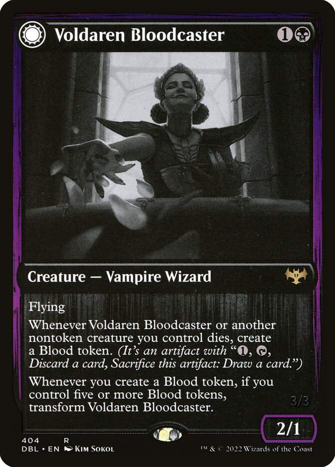 Voldaren Bloodcaster // Bloodbat Summoner (DBL) (404)