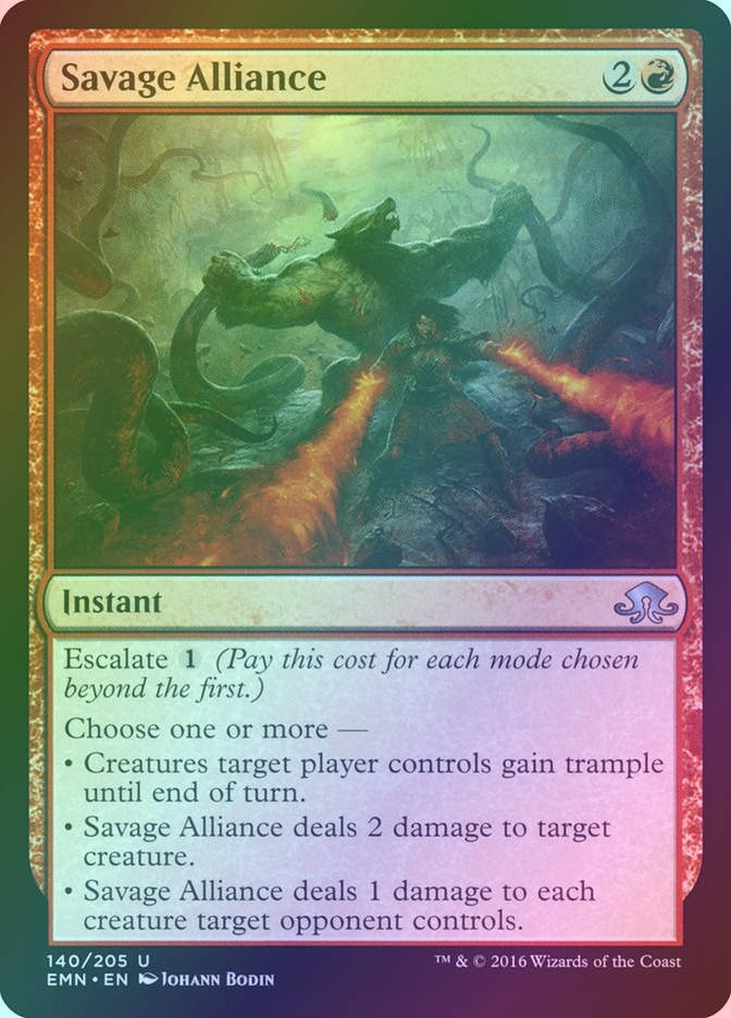 Savage Alliance (EMN) (140) / Foil