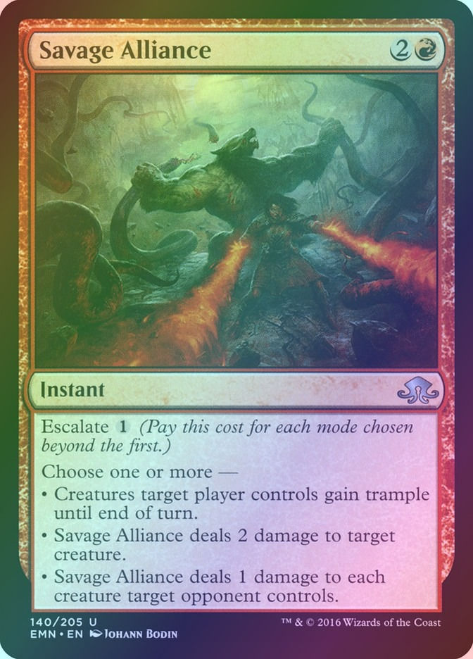 Savage Alliance (EMN) (140) / Foil