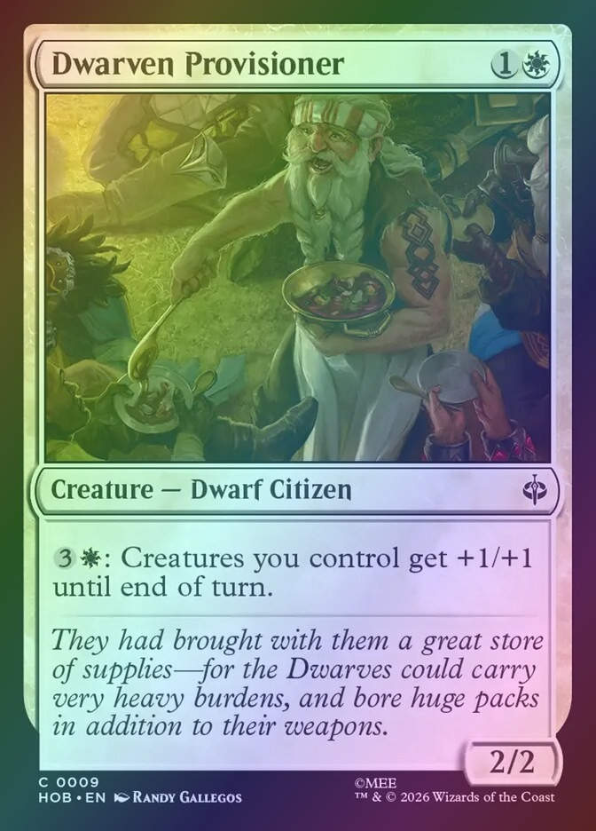 Dwarven Provisioner (HOB) (9) / Foil