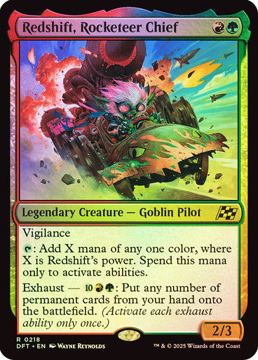 Redshift, Rocketeer Chief (DFT) (218) / Foil