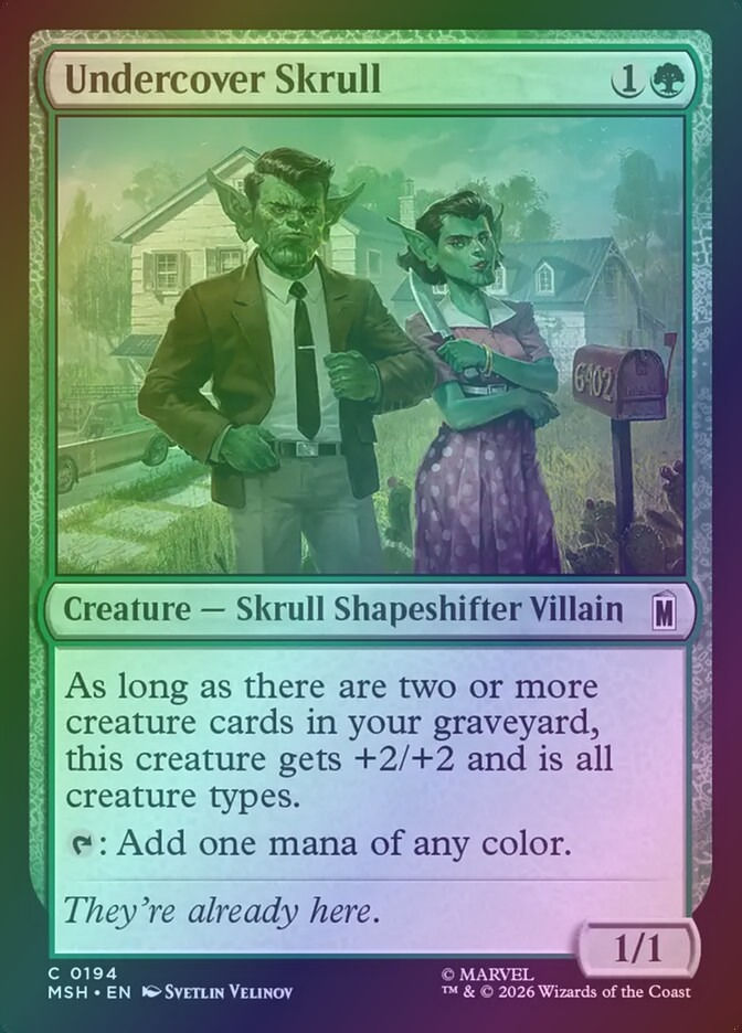 Undercover Skrull (MSH) (194) / Foil