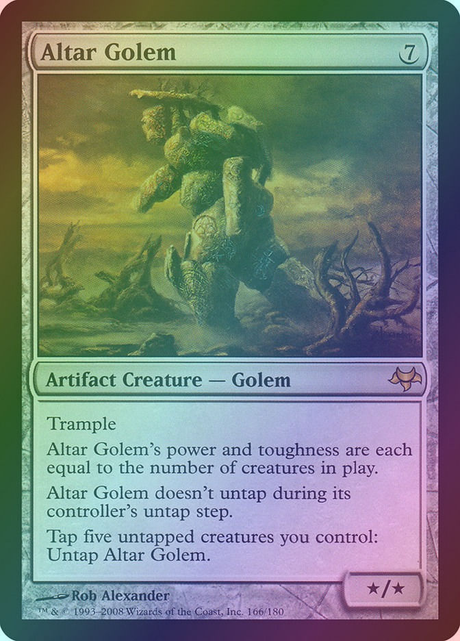 Altar Golem (EVE) (166) / Foil