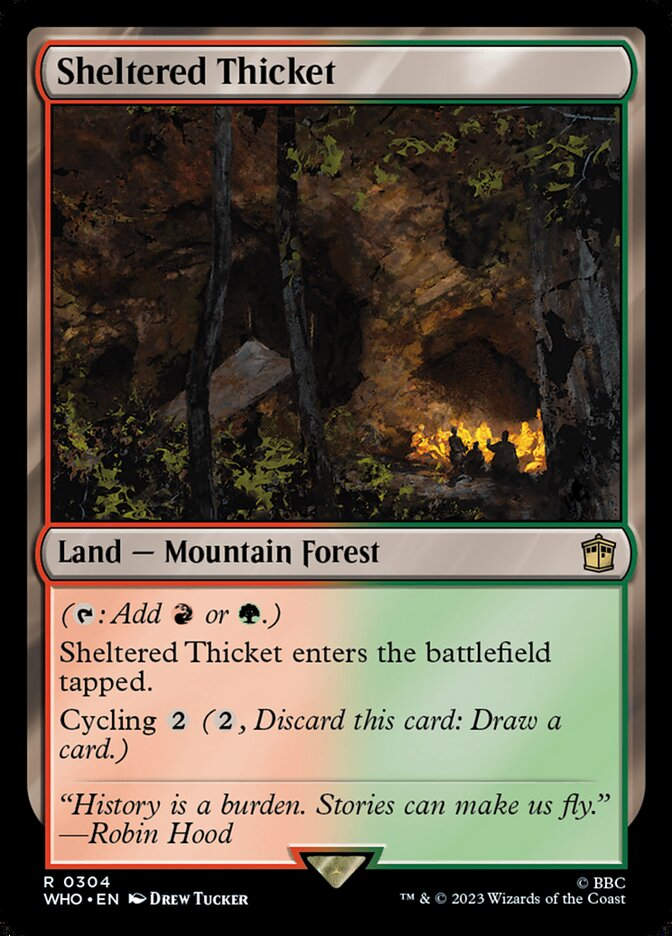 Sheltered Thicket (WHO) (304)
